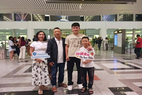 Chàng trai Quang Bình sang Đức học tập